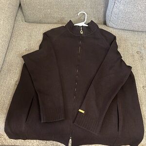 St. John brown Knit Cardigan